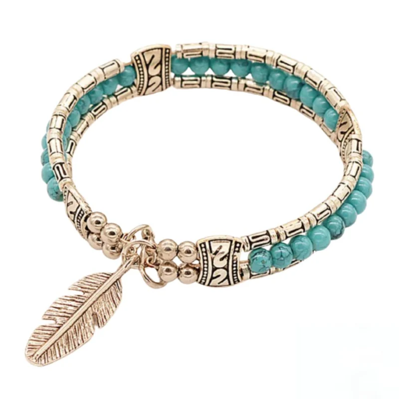 Bracelet Fantaisie Plumes