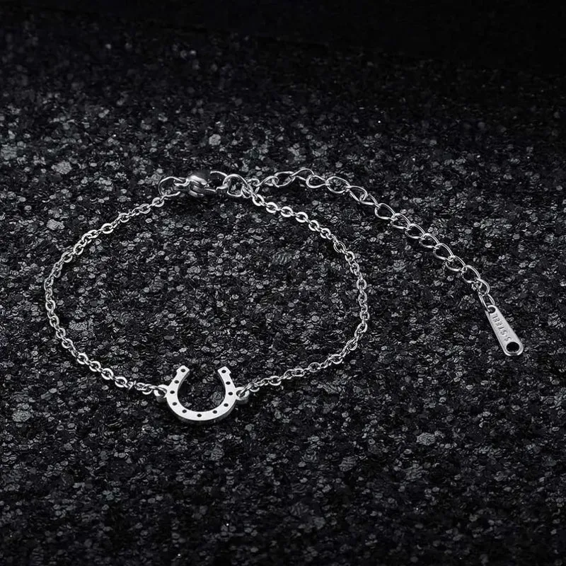 Bracelet Fer à Cheval Argent