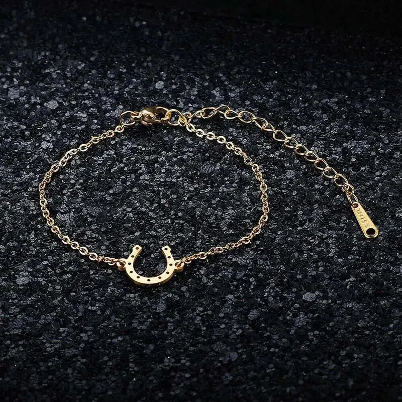 Bracelet Fer à Cheval Or