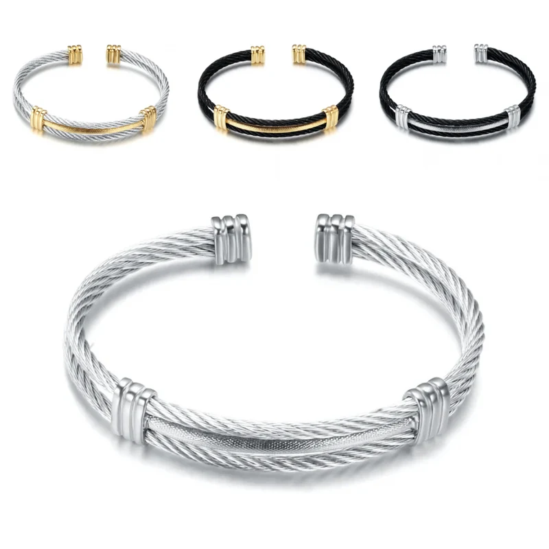 Bracelet Homme Cable Acier