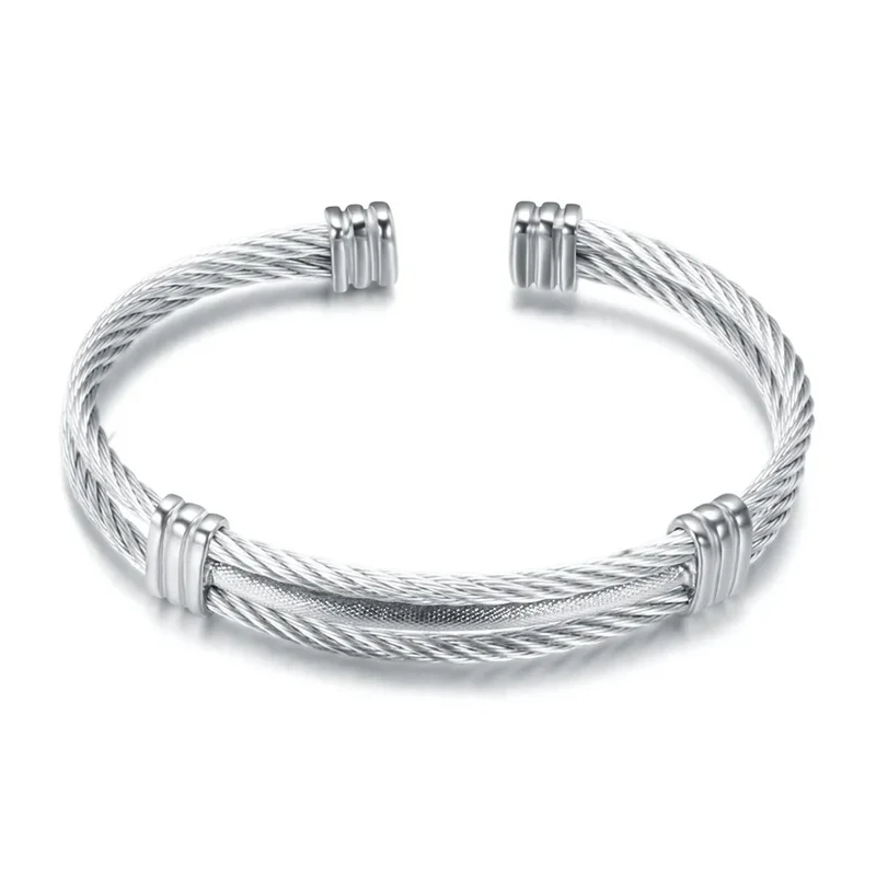 Bracelet Homme Cable Acier