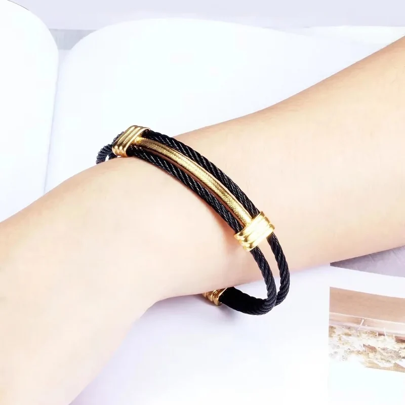 Bracelet Homme Cable Acier