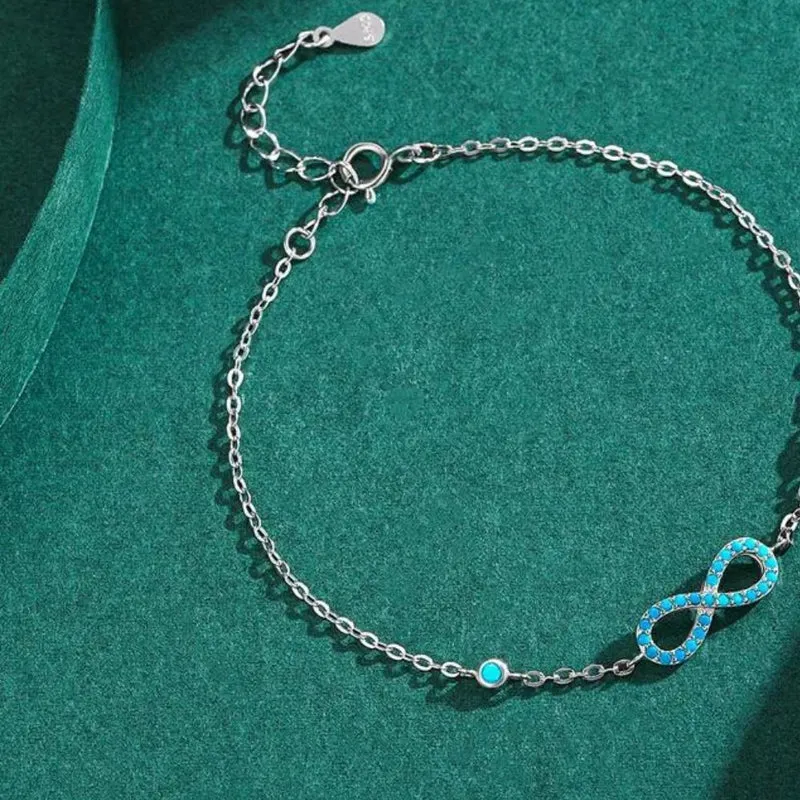 Bracelet Infini Turquoise