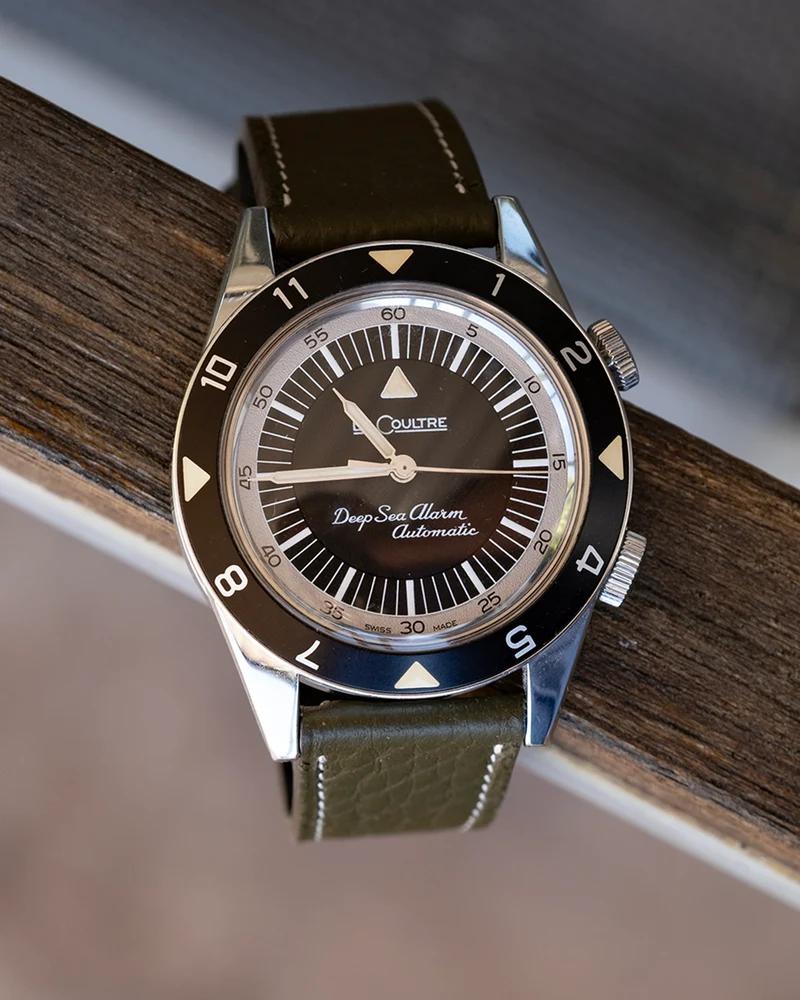 Bracelet de montre taurillon kaki