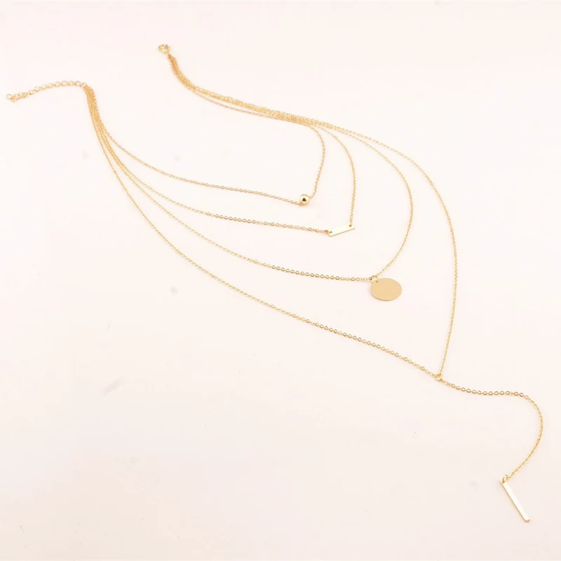 COLLIER DE MODE DORÉ