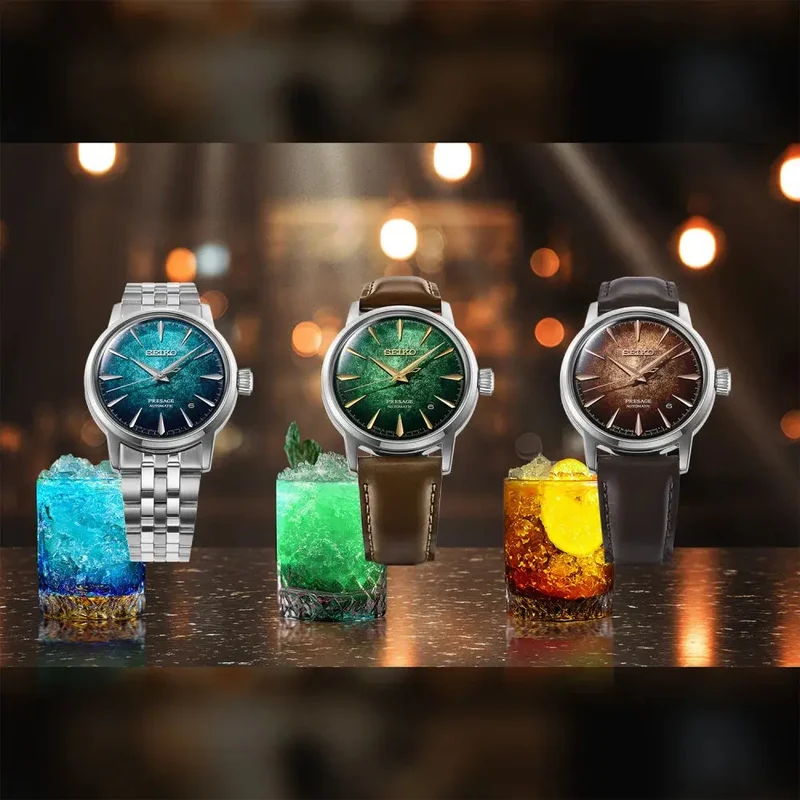 Montre Seiko Présage Cocktail Mint Mist