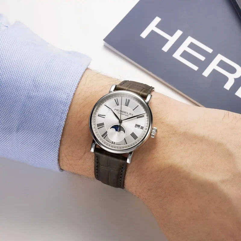 Montre Herbelin Inspiration Phase de Lune 2847AP08GR