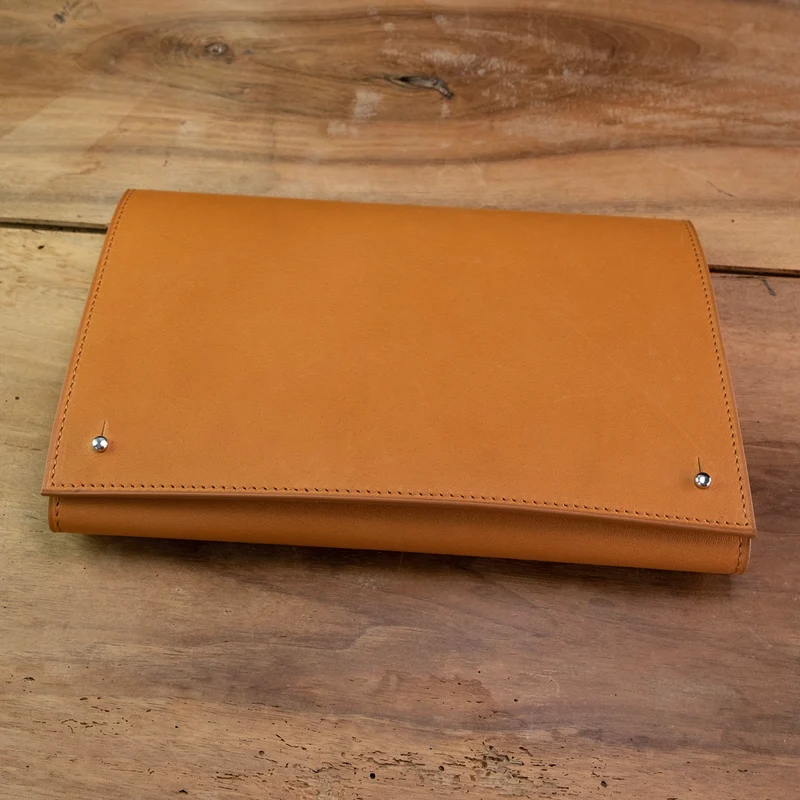 Pochette 3 Montres veau sellier