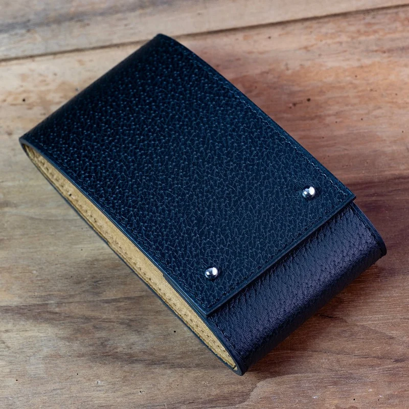 Etui une montre pigskin noir