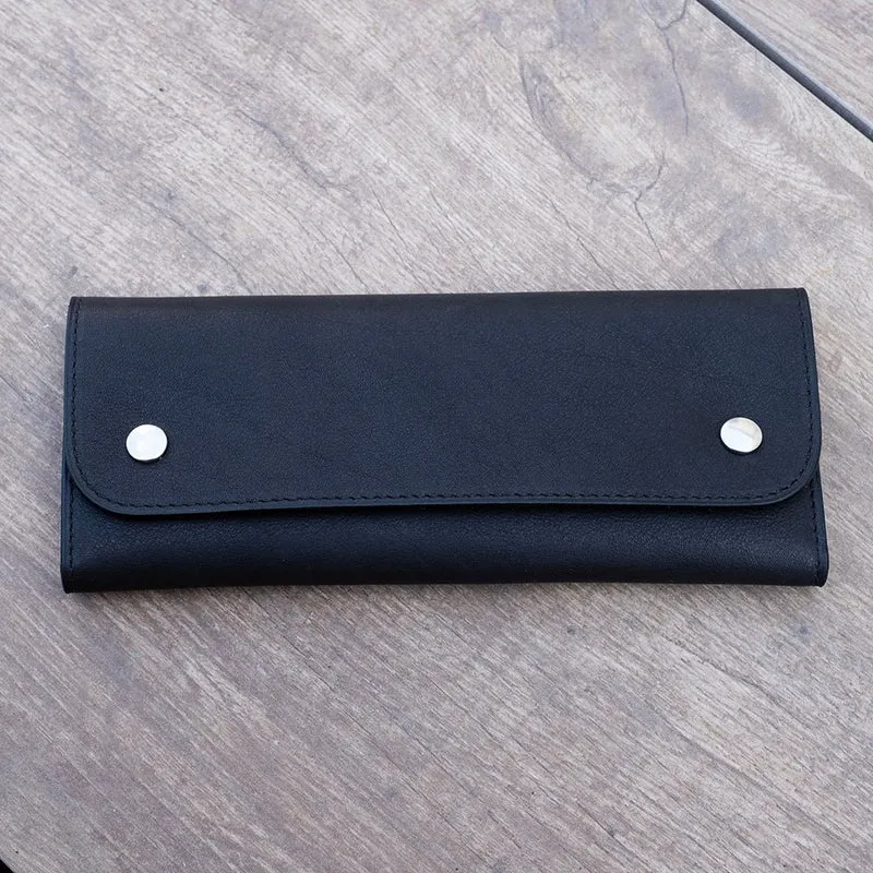 Pochette souple 2 montres noire