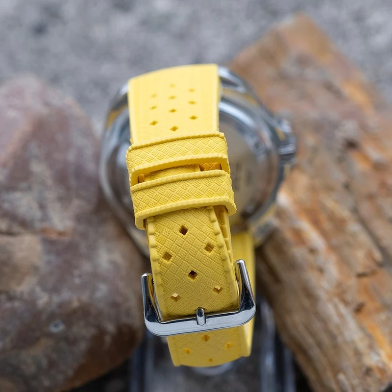 Bracelet style tropical Jaune