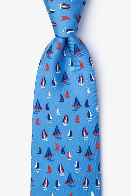 Smooth Sailing 100% Silk Men's Tie