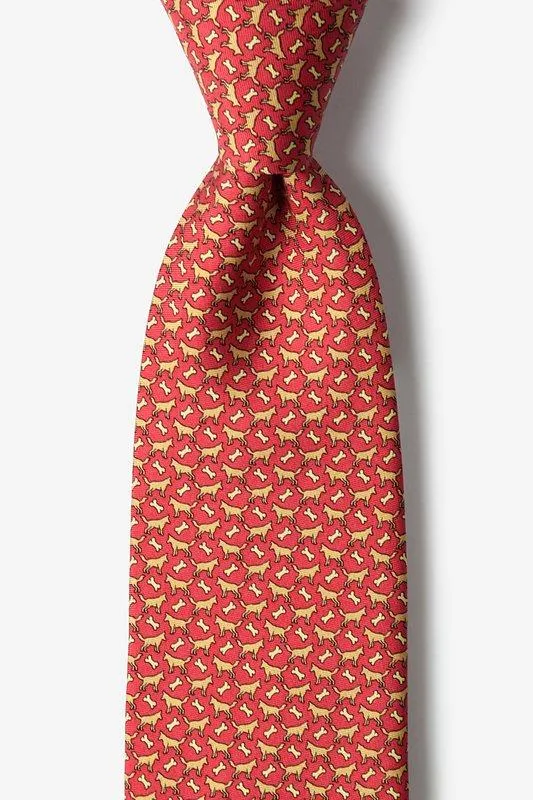 Give A Dog A Bone 100% Silk Men's Tie