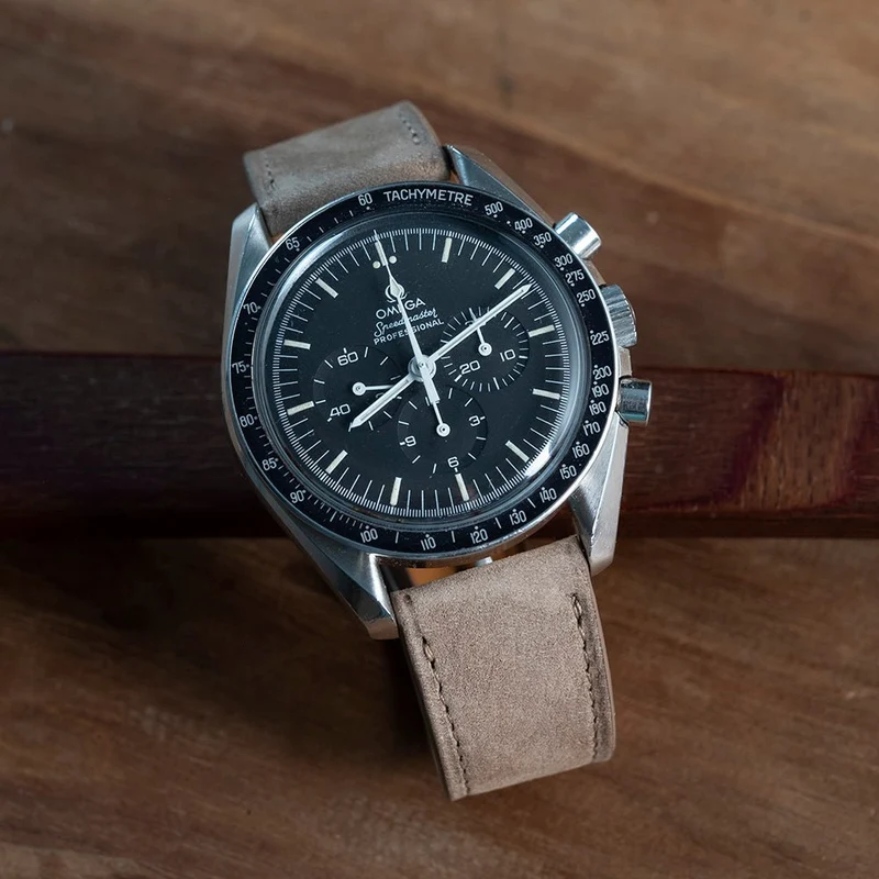 Bracelet de montre nubuck Cappuccino