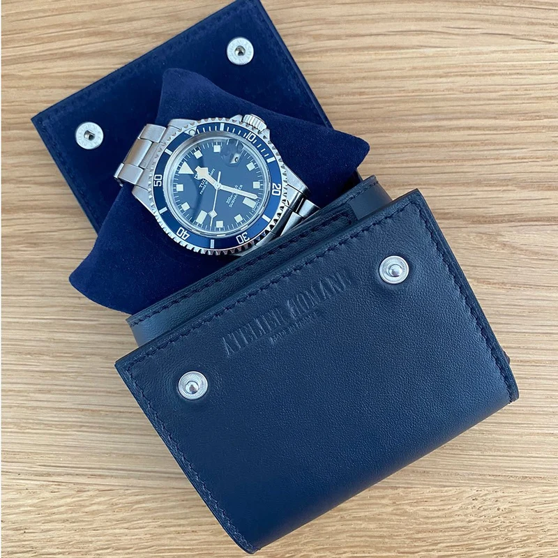 Étui de voyage compact bleu