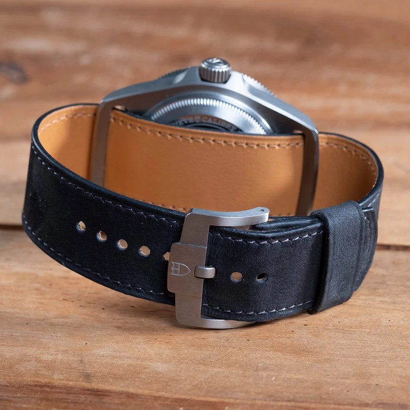 Bracelet MN Nubuck gris anthracite