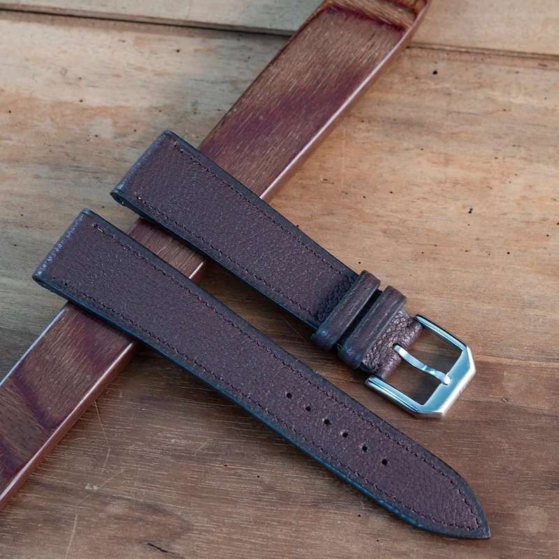 Bracelet cuir de cerf marron