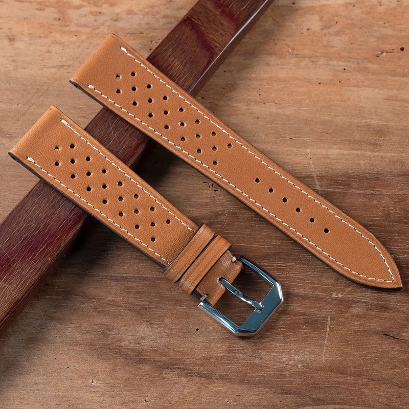 Bracelet racing sellier naturel