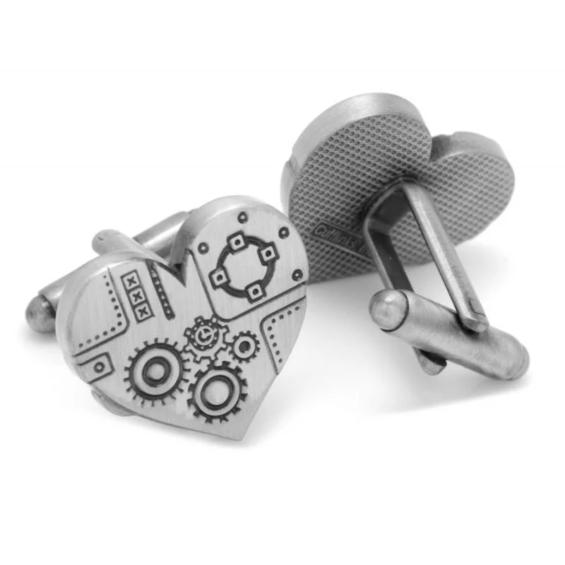 Steampunk Heart Cufflinks