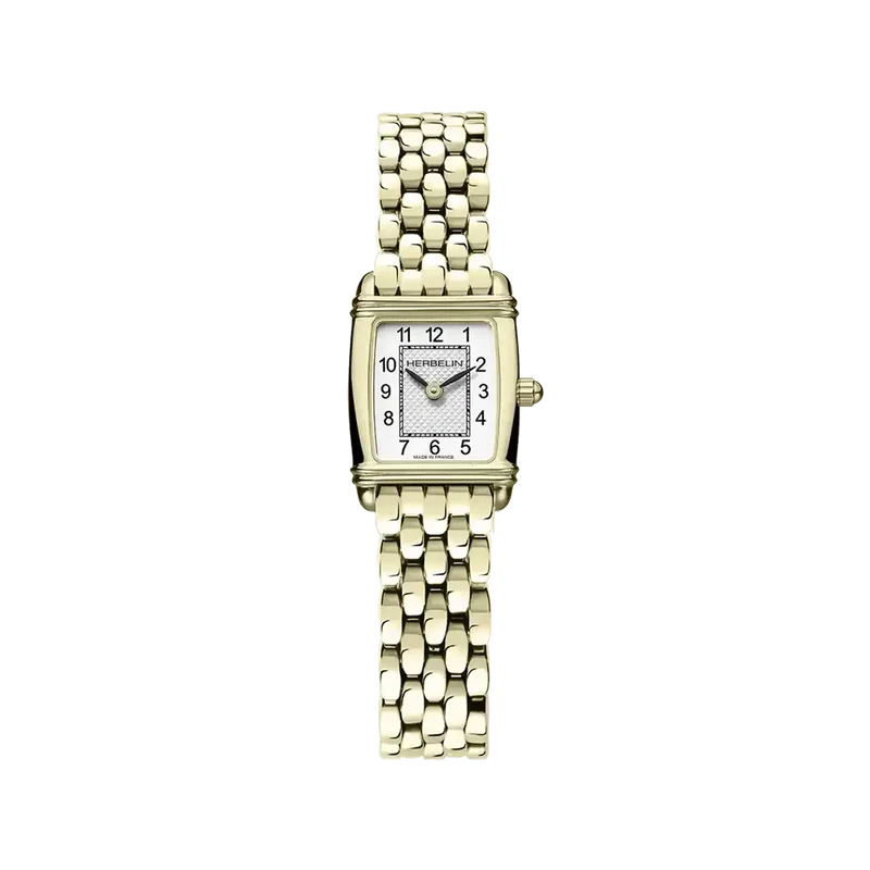 Montre Herbelin Art Déco Mini Tonneau 17438BP1N22