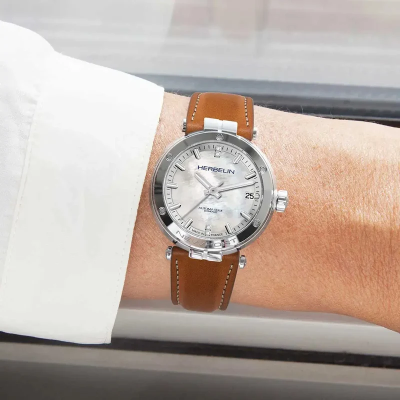 Montre Herbelin Newport Automatique Diamants 1658AP89GD