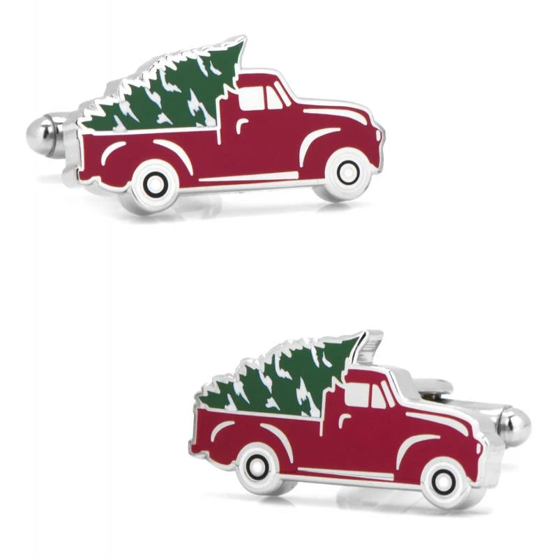 Holiday Truck Cufflinks