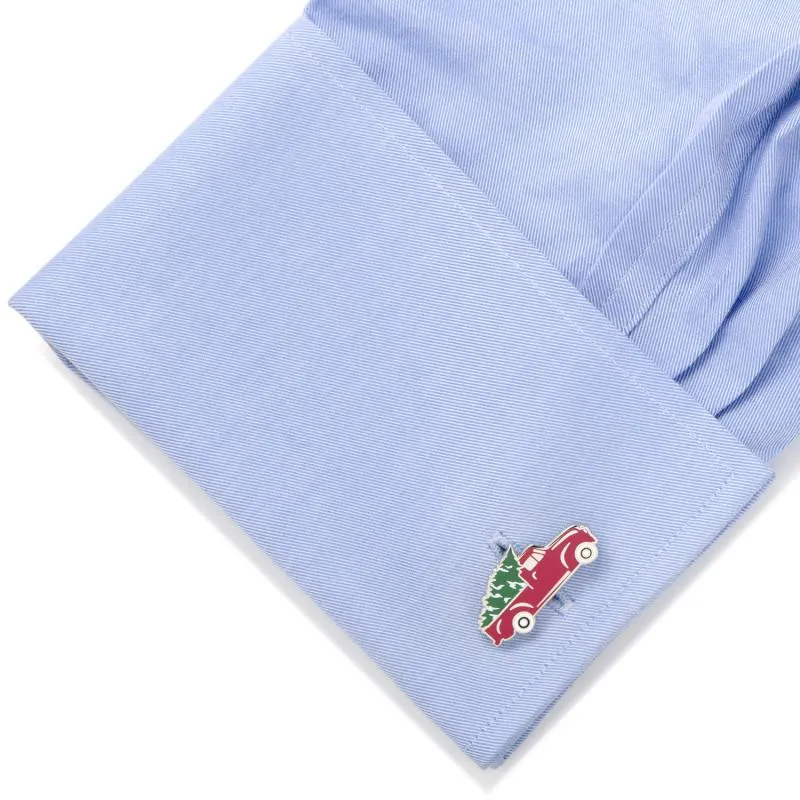 Holiday Truck Cufflinks