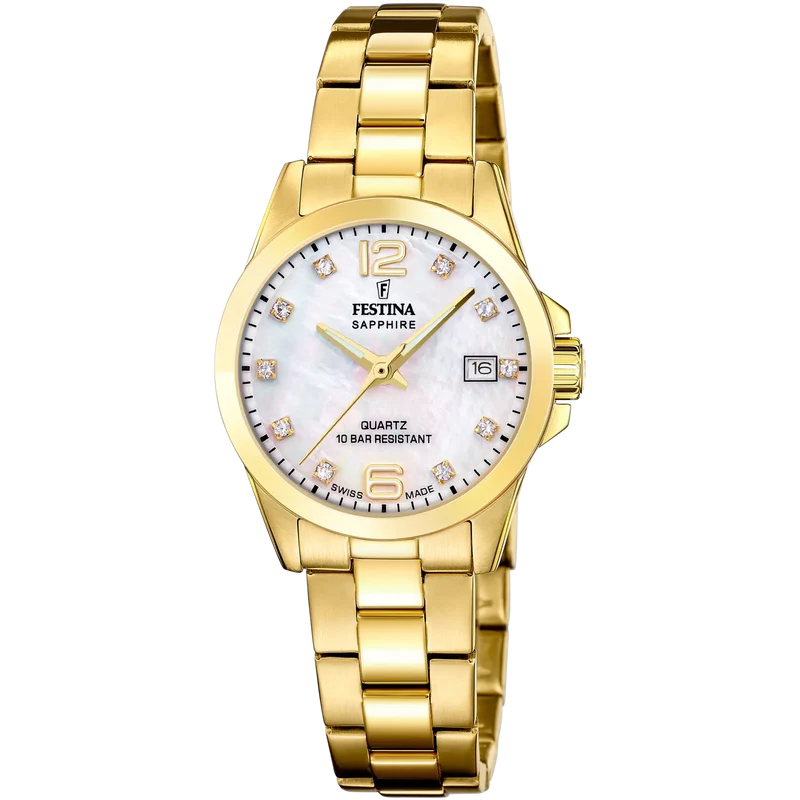 Montre Festina Suisse Acier Nacre F20050_1