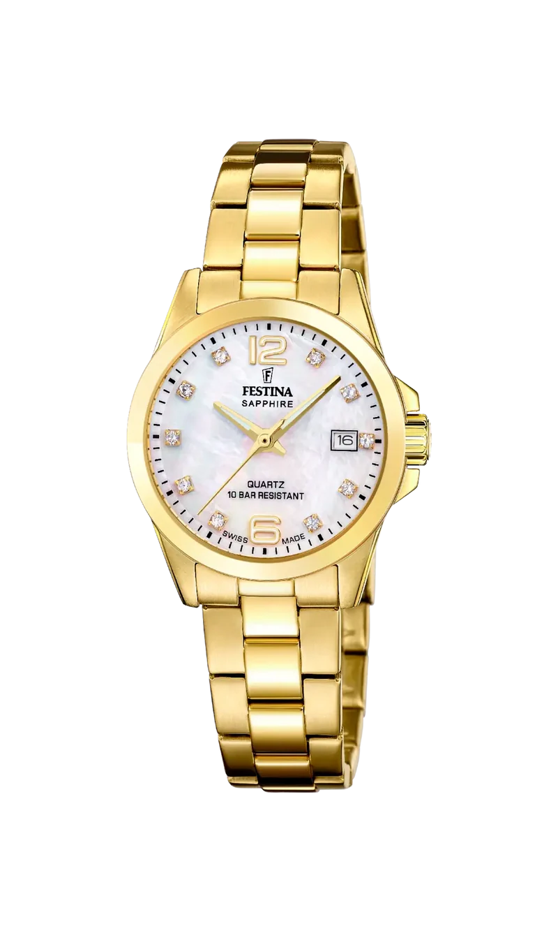 Montre Festina Suisse Acier Nacre F20050_1