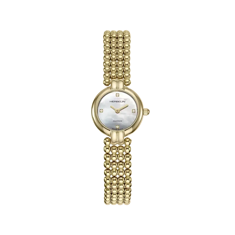 Montre Herbelin Perles Mini Diamants 17433BP1N89