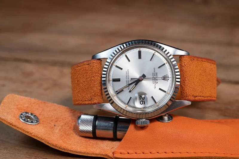 Bracelet Suède orange