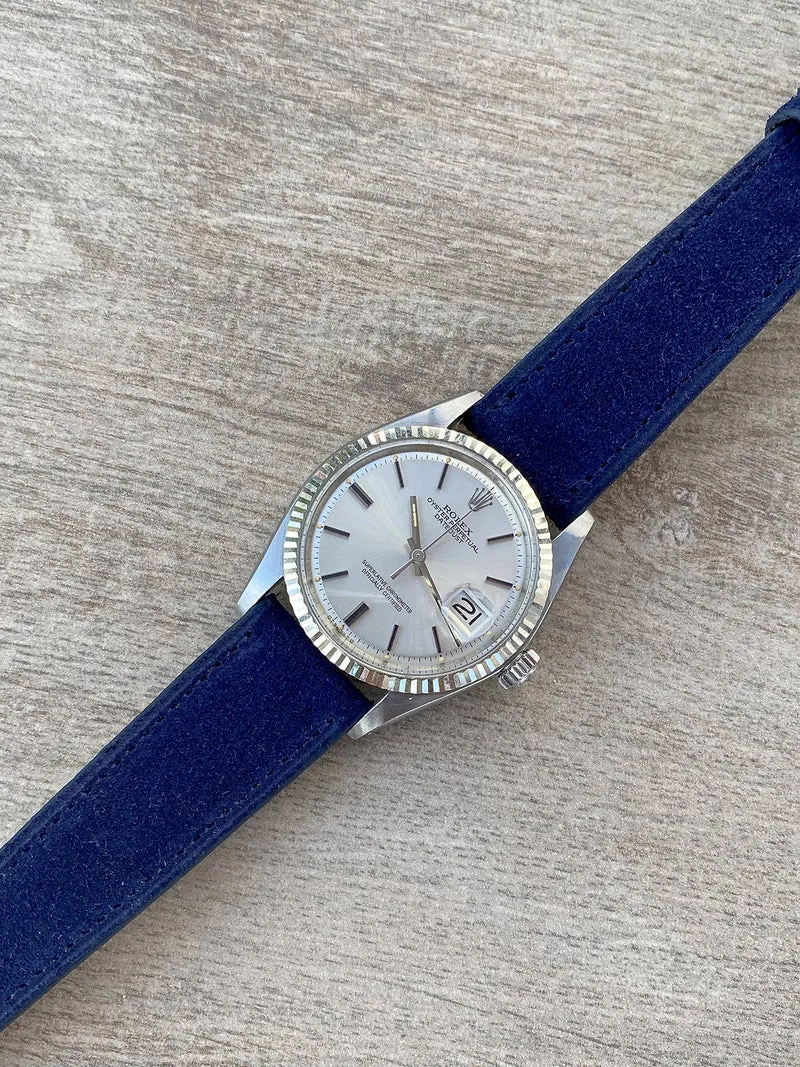 Bracelet suède bleu marine