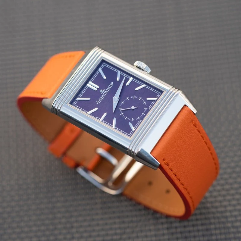 Bracelet de montre veau orange