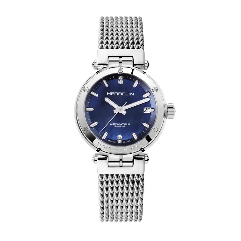 Montre Herbelin Newport Automatique Diamants 1658AP90B