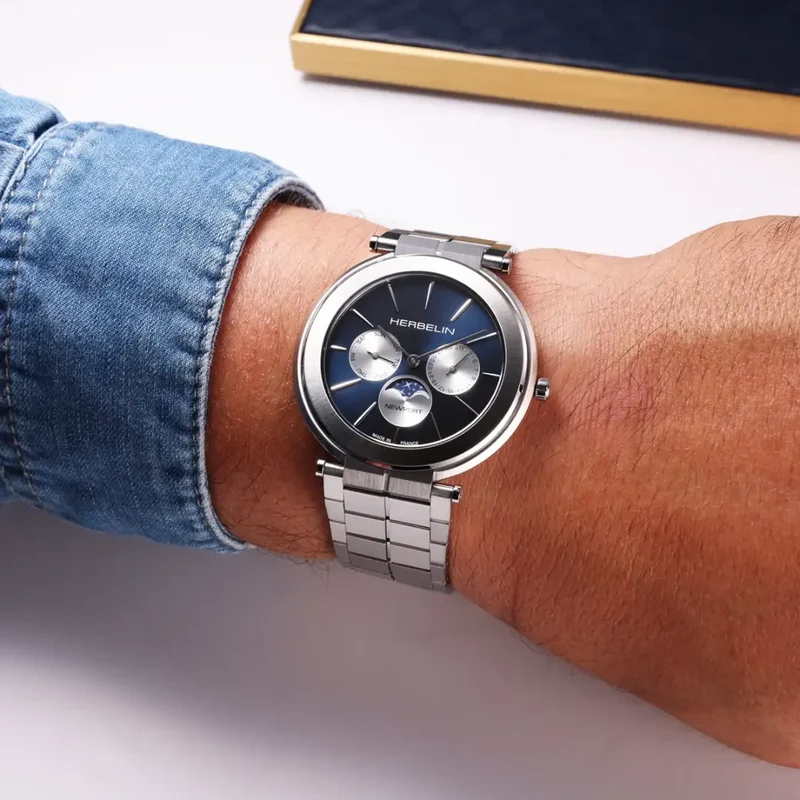 Montre Herbelin Slim Phase De Lune 12722B25