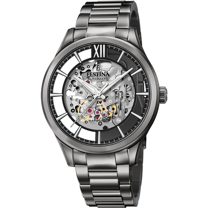 Montre Festina Automatique Black Squeleton F20632_1