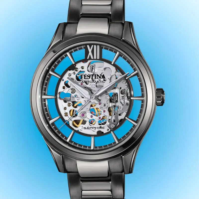 Montre Festina Automatique Black Squeleton F20632_1