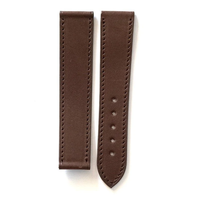 Bracelet chocolat compatible boucle déployante omega