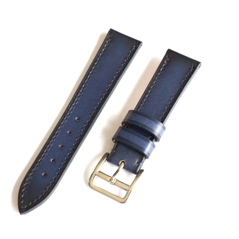 Bracelet patine mains bleu marine