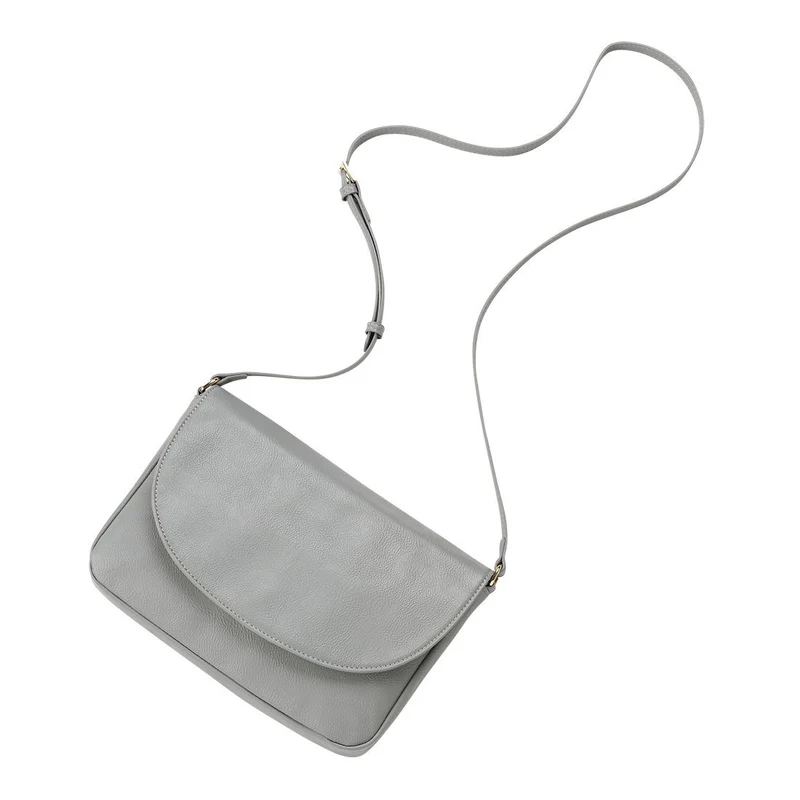 Grey Anna Crossbody Bag - Personalized