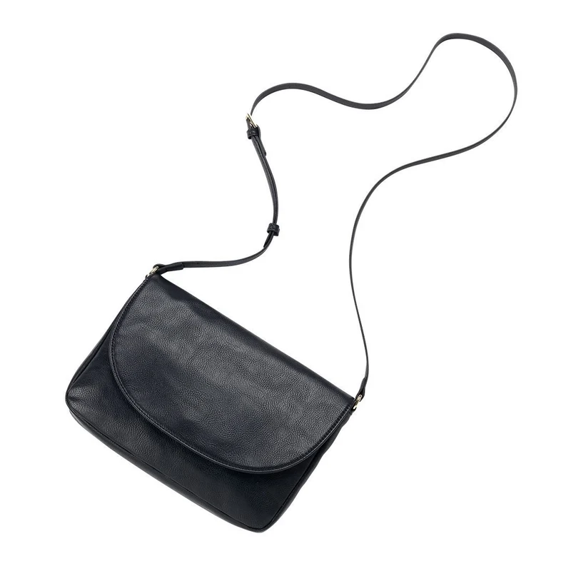 Black Anna Crossbody Bag - Personalized