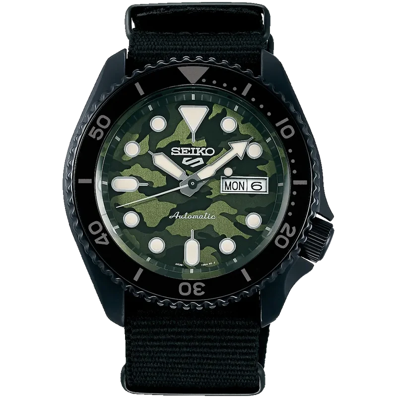 Montre Seiko 5 SRPJ37K1 Nylon Noir