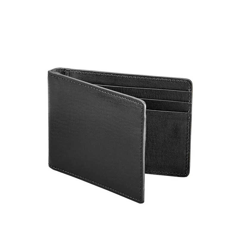 Black Money Clip - Vachetta Leather - Personalized