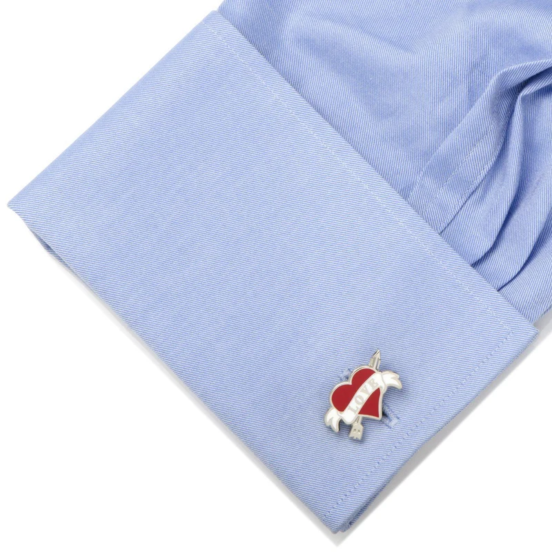 Tattoo Heart Cufflinks