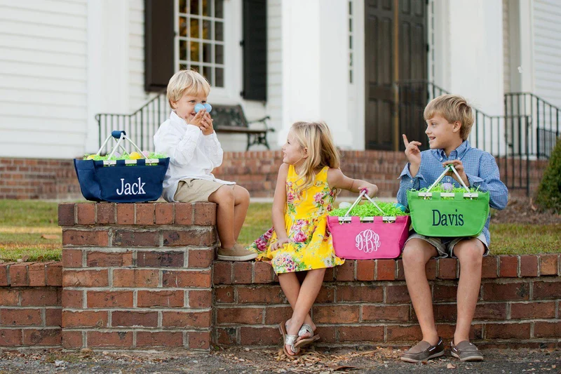 Mint Mini Market Tote - Personalized