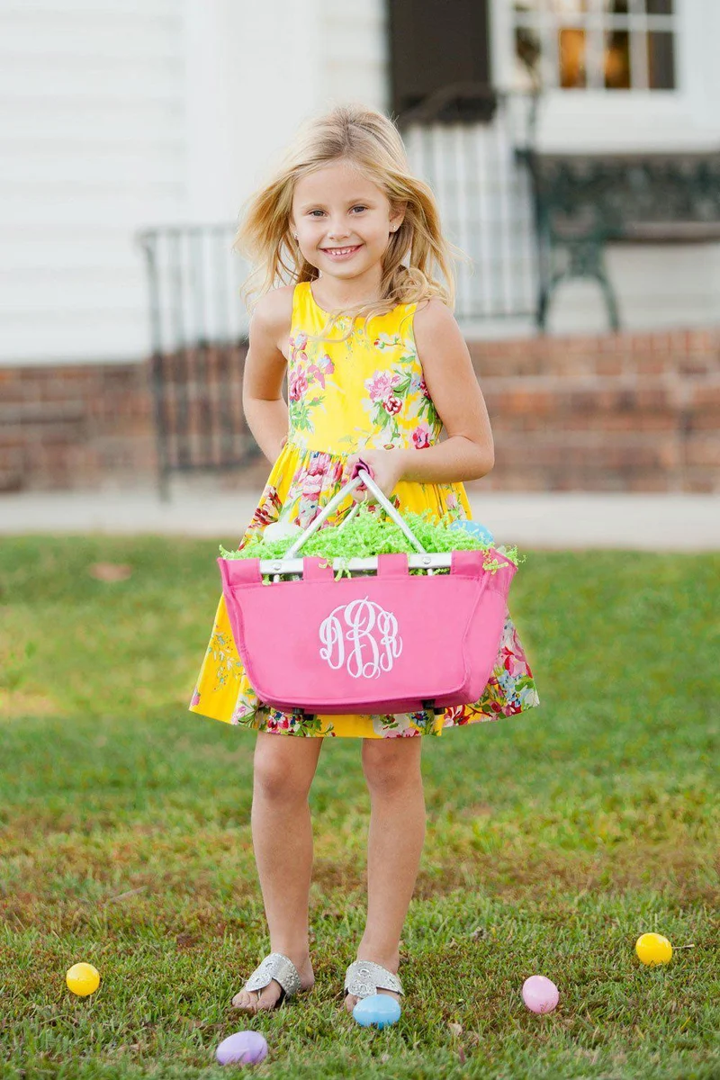 Hot Pink Mini Market Tote - Personalized