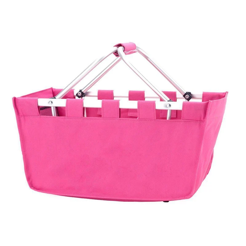 Hot Pink Market Tote - Personalized