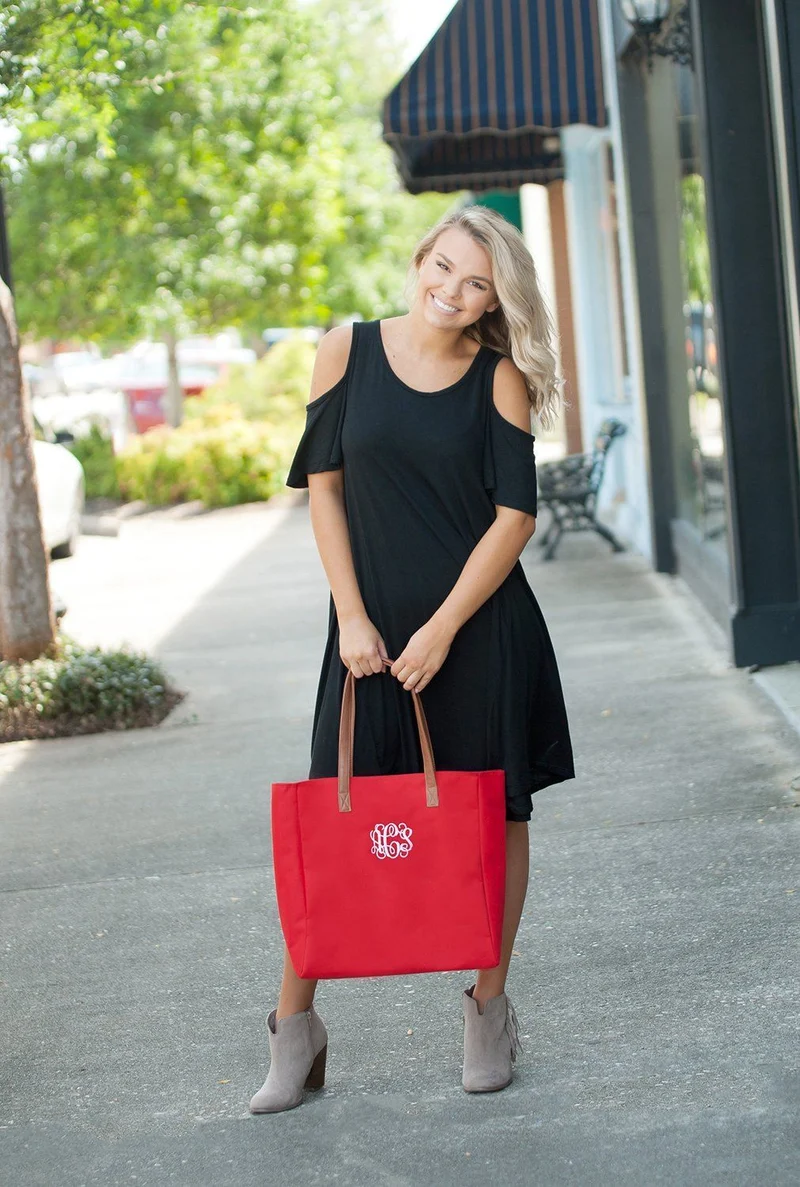 Red Tote - Personalized