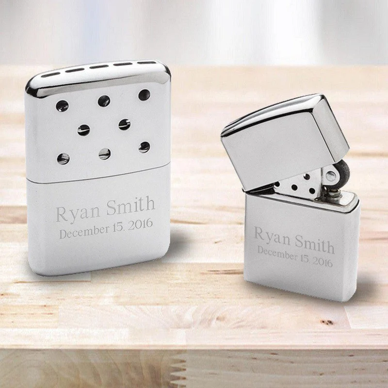 Zippo Hand Warmer and Lighter Personalized Gift Set