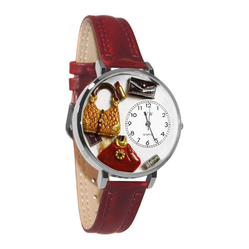 Purse Lover Watch in Silver (Large)